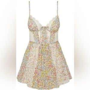 For Love and Lemons Floral XXS Dress Adjustable Straps (Victoria Secret Collab)